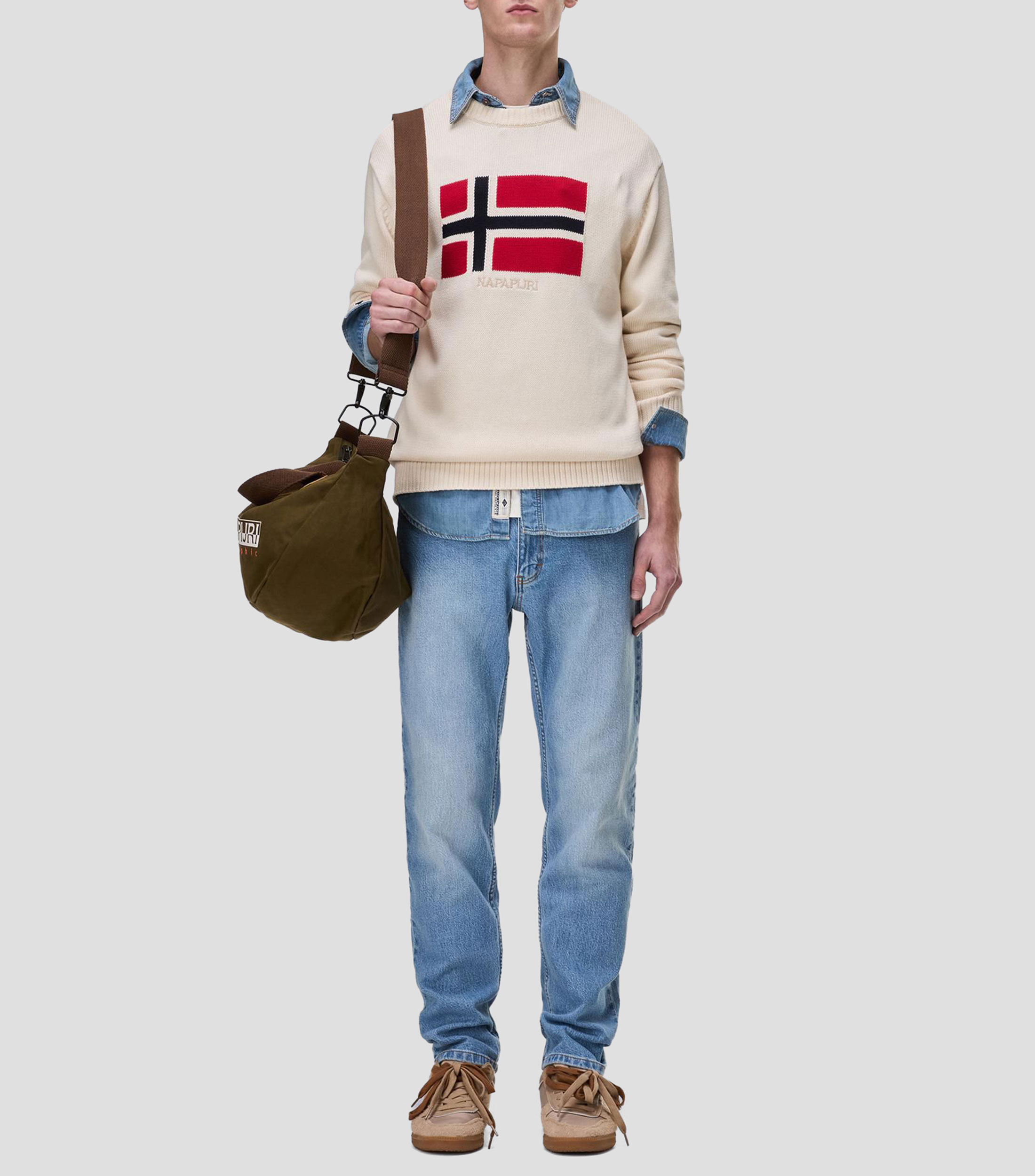 Suéter cuello redondo Mura Hombre